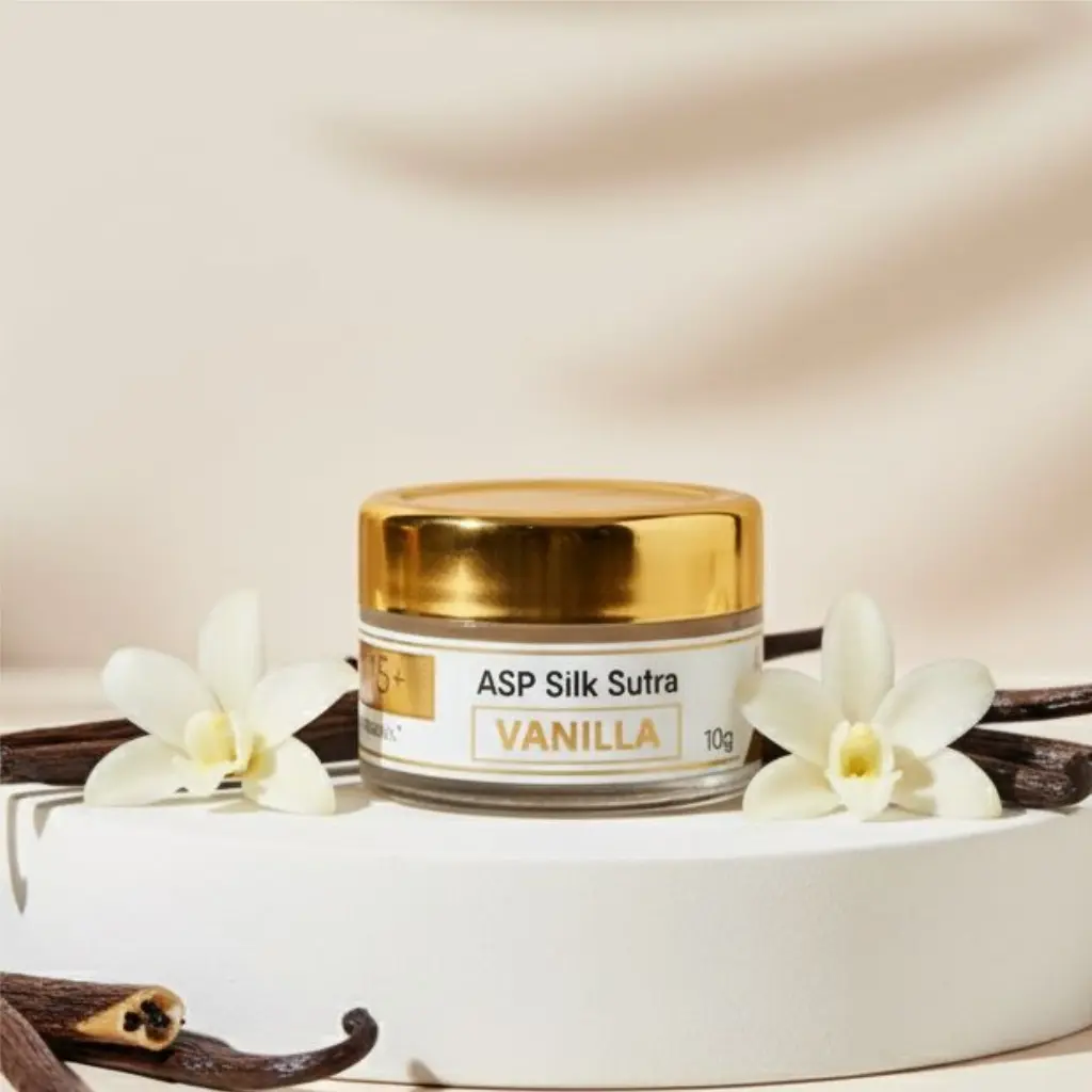 Asp Silk Sutra Vanilla Lip balm SPF 15 (10 gm)